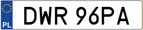 Truck License Plate
